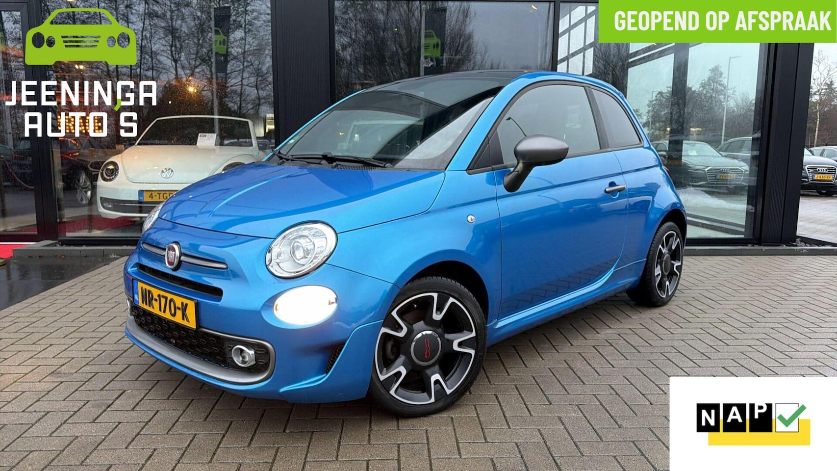 Fiat 500 - 0.9 TwinAir Turbo Sport|AppleCarPlay|Leer|Pano|NAP - AutoWereld.nl
