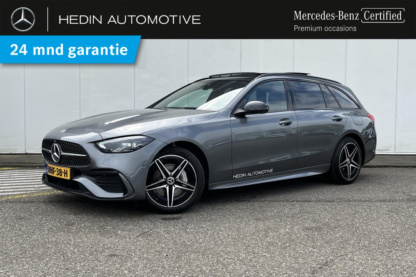 Mercedes-Benz C-klasse Estate - C 300e Automaat Star Edition AMG Line | Nightpakket | Panoramadak | Distronic | Parkeerpak - AutoWereld.nl