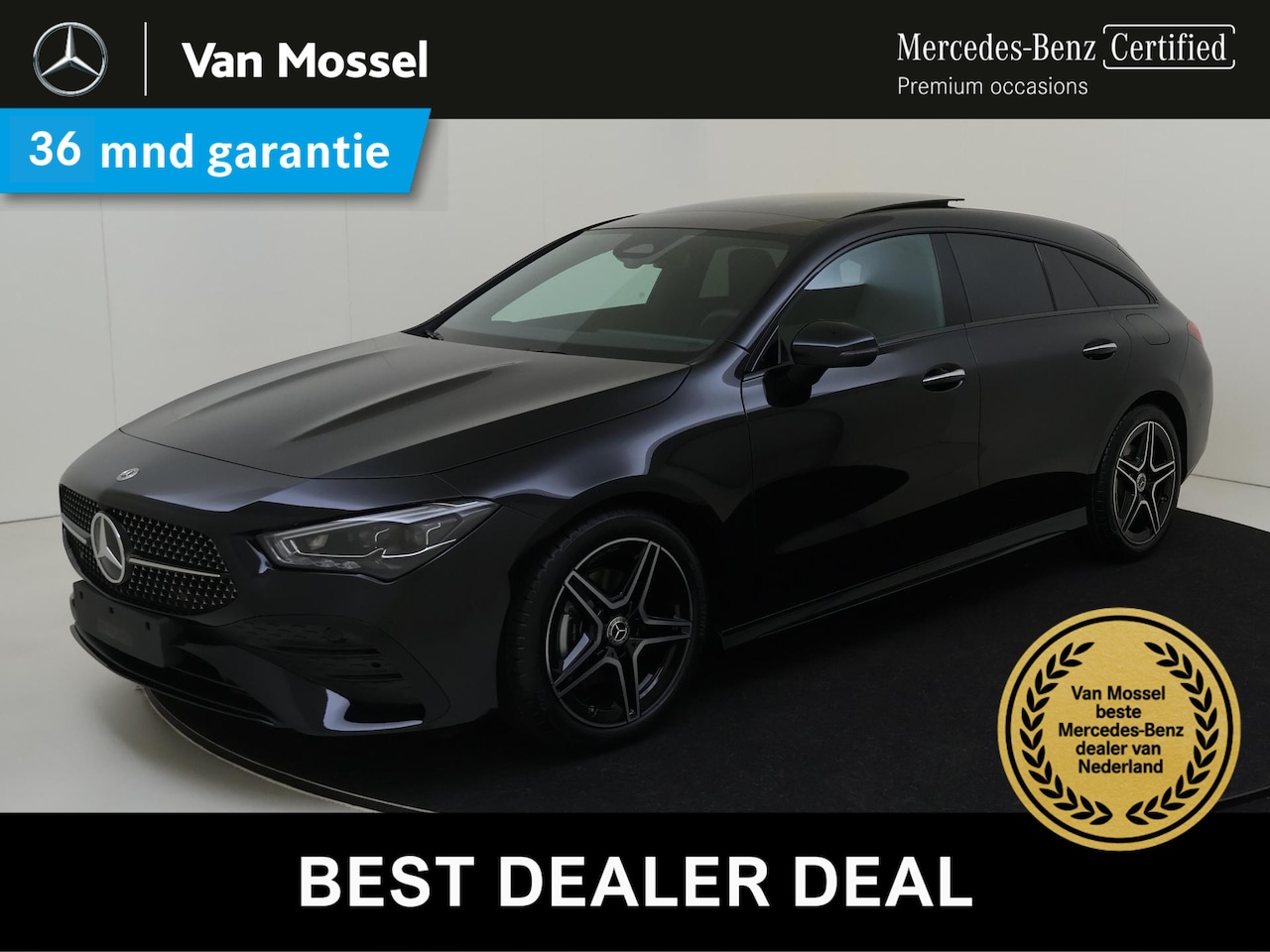 Mercedes-Benz CLA-klasse Shooting Brake - 180 Star Edition AMG LIMITED Mercedes-Benz CLA 180 Coupe Star Edition AMG-Line Nightpakket - AutoWereld.nl