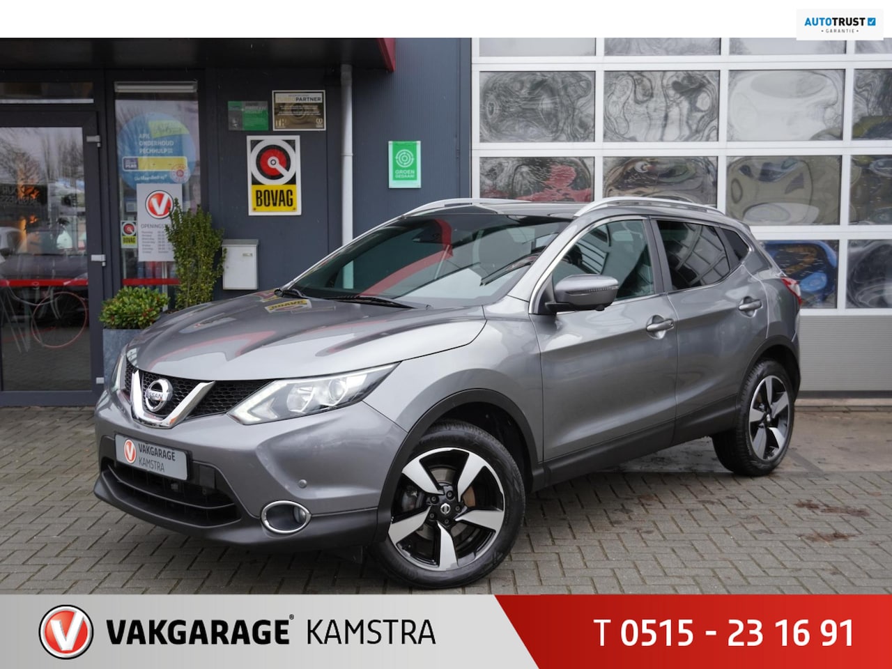 Nissan Qashqai - 1.2 Tekna NAP Panodak/360Cam/Clima/Stoelverw. - AutoWereld.nl