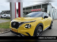 Nissan Juke - 1.6 HYBRID 143 N-DESIGN AUTOMAAT | Cold Pack, Nav., 19", Cruise ctrl, Climate ctrl, Achter