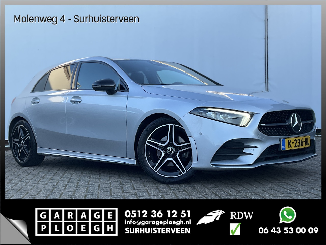 Mercedes-Benz A-klasse - 180 Aut7 Solution AMG Carplay Navi/Cam Stoelverw. Business - AutoWereld.nl