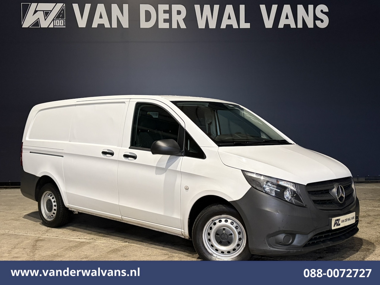 Mercedes-Benz Vito - 110 CDI L2H1 Euro6 Airco | Cruisecontrol | Trekhaak | Bijrijdersbank Achterklep - AutoWereld.nl