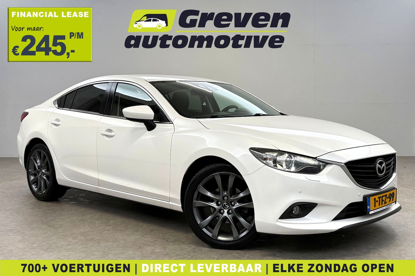 Mazda 6 - 2.0 HP Skylease+ | Clima | Cruise | Navi | Stoelverw. | Parkeersensoren | NAP - AutoWereld.nl