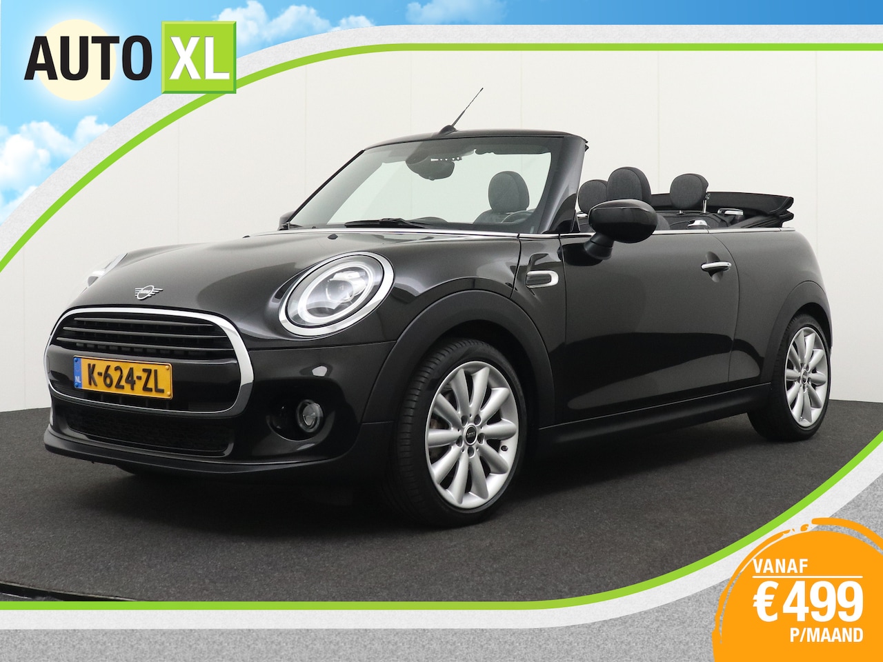 MINI Cabrio - Mini 1.5 Cooper Sidewalk Edition Navi Climate LED Stoelverw. - AutoWereld.nl