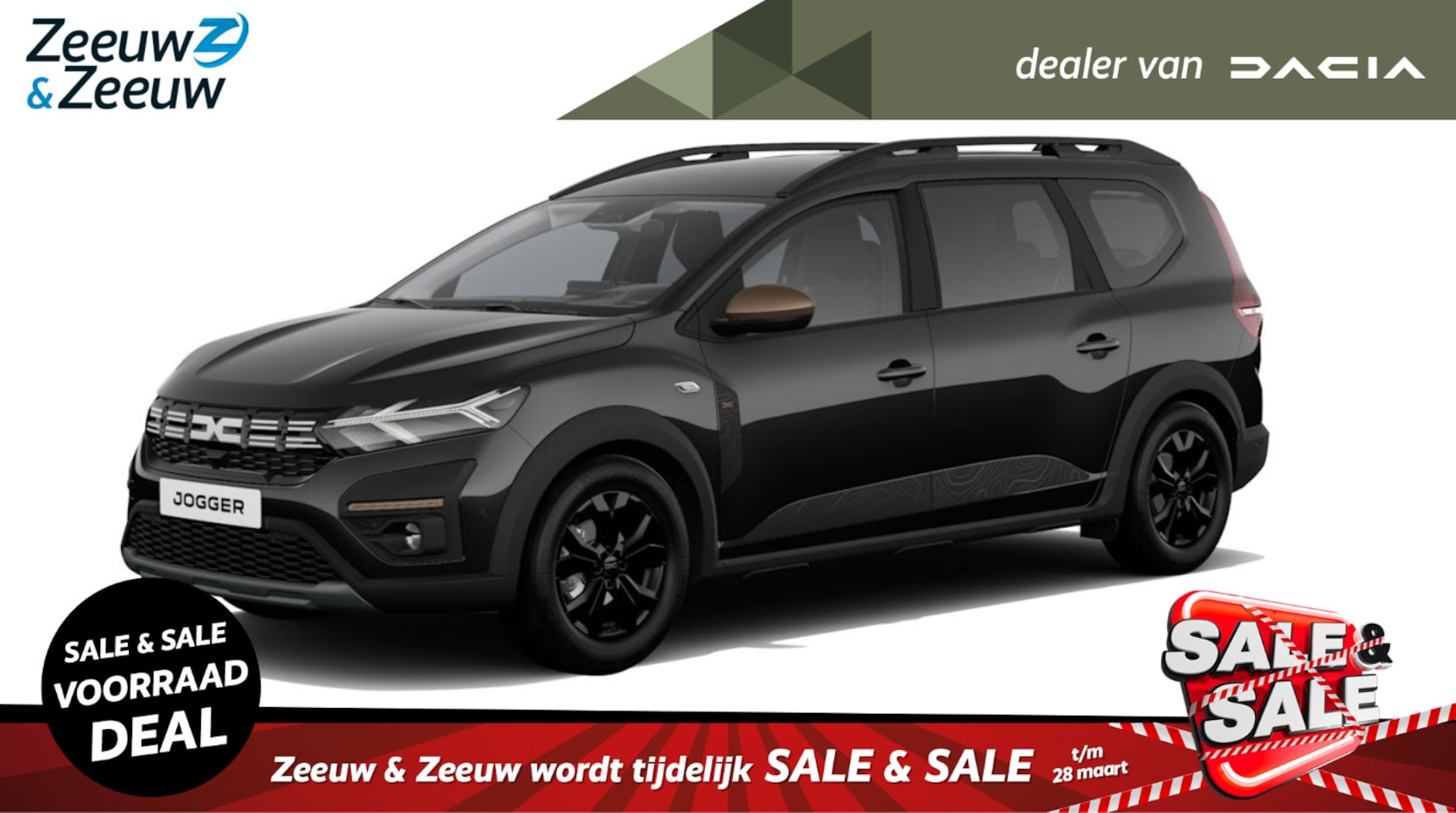 Dacia Jogger - TCe 110 Extreme 7p. | Nu snel leverbaar met €500,- Zeeuw & Zeeuw voorraadkorting | Gratis - AutoWereld.nl