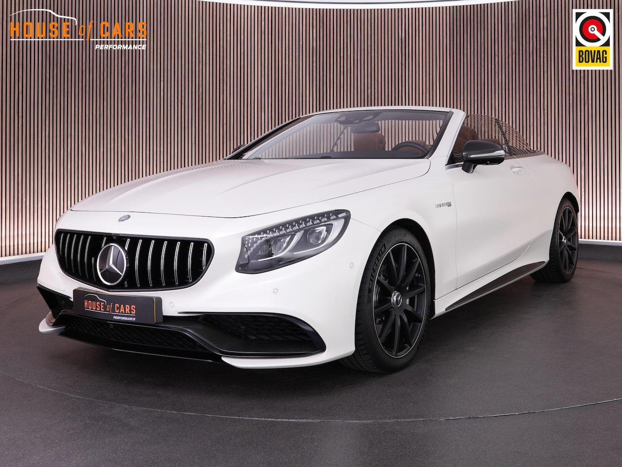Mercedes-Benz S-klasse Cabrio - S63 AMG 585pk 4Matic |dealer onderhouden|Carbon exterieur|Burmester High end|drivers packa - AutoWereld.nl