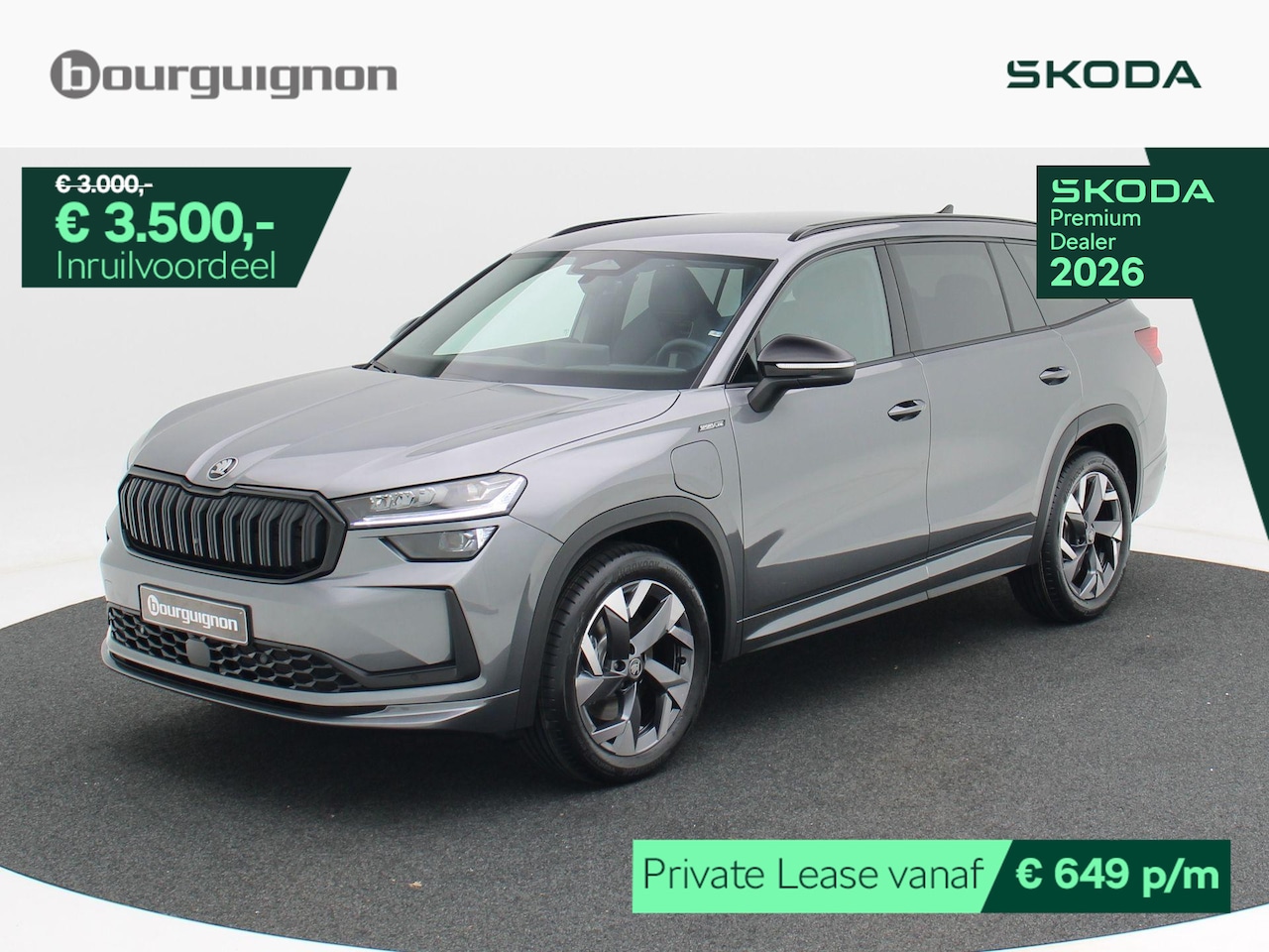 Skoda Kodiaq - Sportline Business 1.5 TSI PHEV 204PK | Trekhaak | Stoelverwarming | Matrix LED | Adaptive - AutoWereld.nl