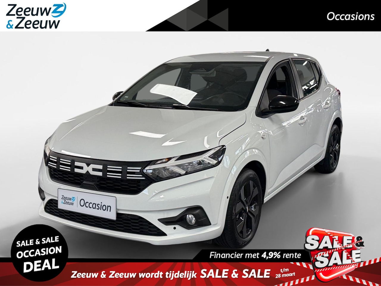 Dacia Sandero - JOURNEY AIRCO APPLE CARPLAY ANDROID AUTO CRUISE CONTROLE APPLE CARPLAY ANDROID AUTO ZEER M - AutoWereld.nl