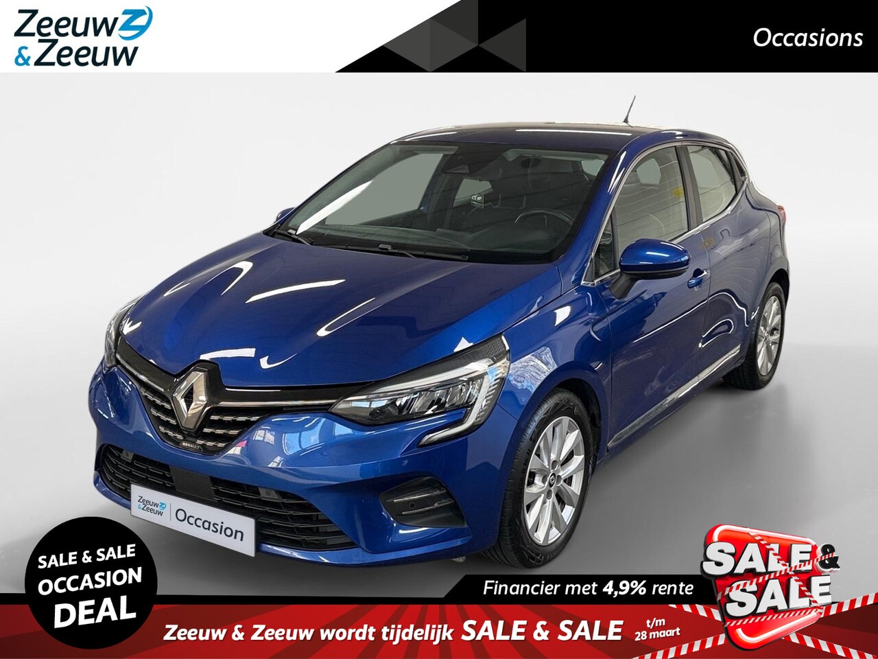 Renault Clio - 1.0 TCe Intens NAVI AIRCO CAMERA PARKEERSENSOREN VOOR/ACHTER LM VELGEN APPLE CARPLAY/ANDRO - AutoWereld.nl