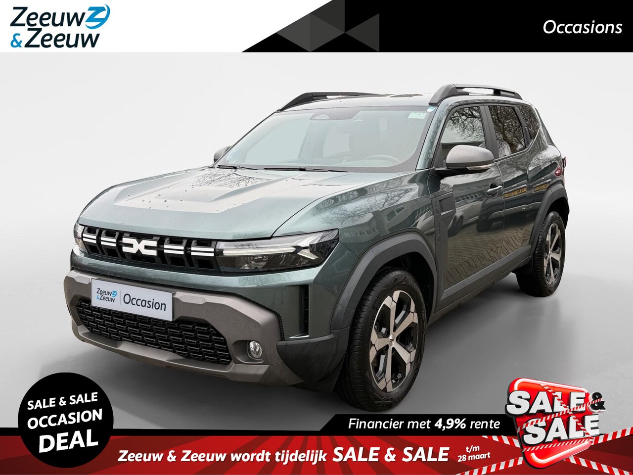 Dacia Duster - 1.2 TCe 130 mild hybrid Journey NAVI AIRCO CAMERA APPLE CARPLAY ANDROID AUTO CRUISE CONTRO - AutoWereld.nl