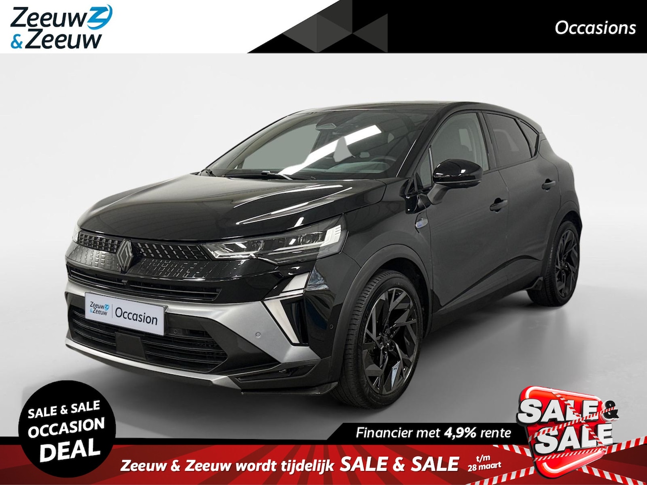 Renault Captur - 1.6 E-Tech full hybrid 145 esprit Alpine AUTOMAAT NAVI AIRCO CAMERA SCHUIFKANTELDAK A G LM - AutoWereld.nl