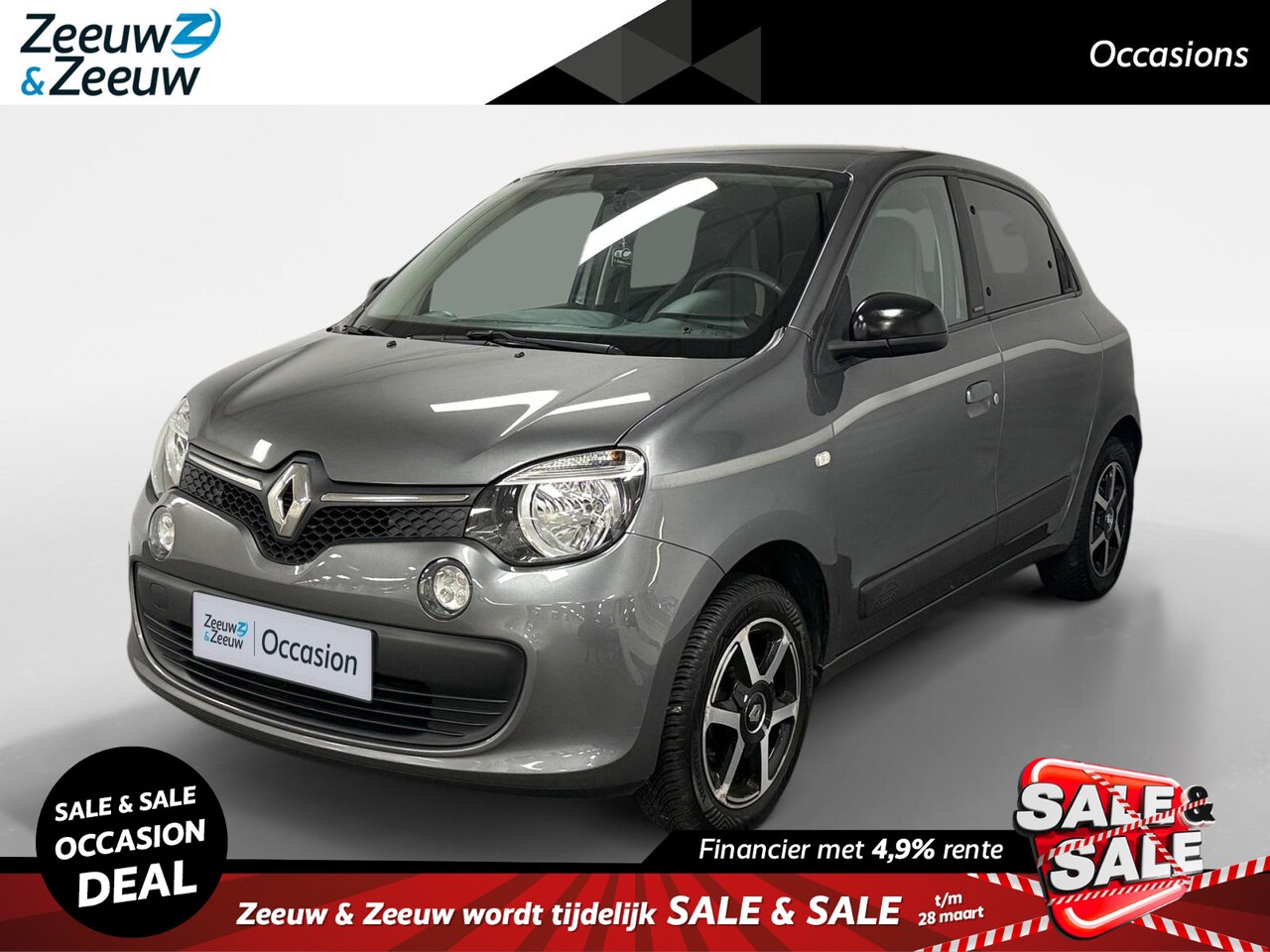 Renault Twingo - 1.0 SCe Limited AIRCO CRUISE CONTROLE LM VELGEN HOGE INSTAP BLUETOOTH 5 DEURS 12 MAANDEN G - AutoWereld.nl