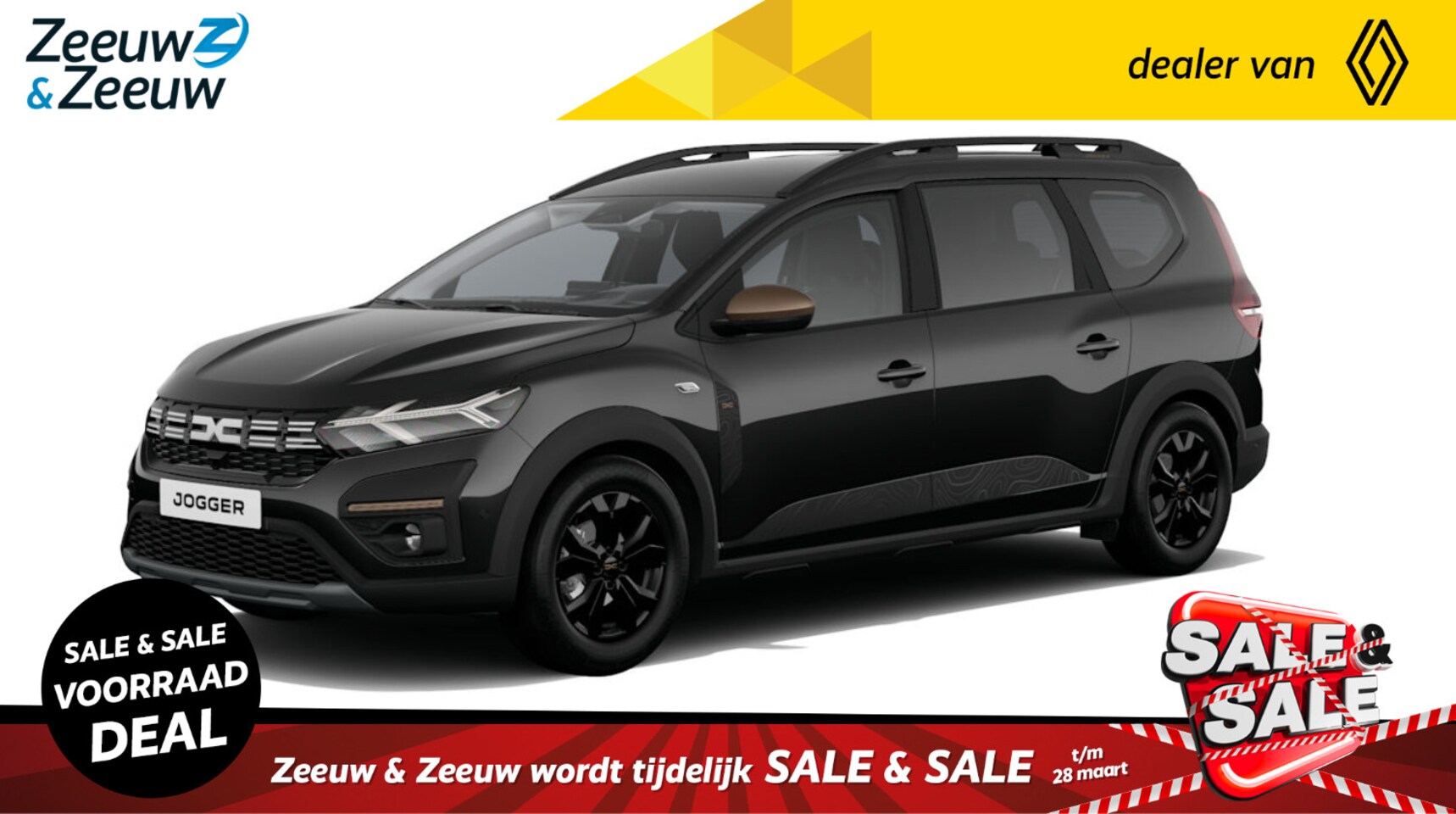 Dacia Jogger - TCe 110 Extreme 7p. | Nu snel leverbaar met €500,- Zeeuw & Zeeuw voorraadkorting | Gratis - AutoWereld.nl