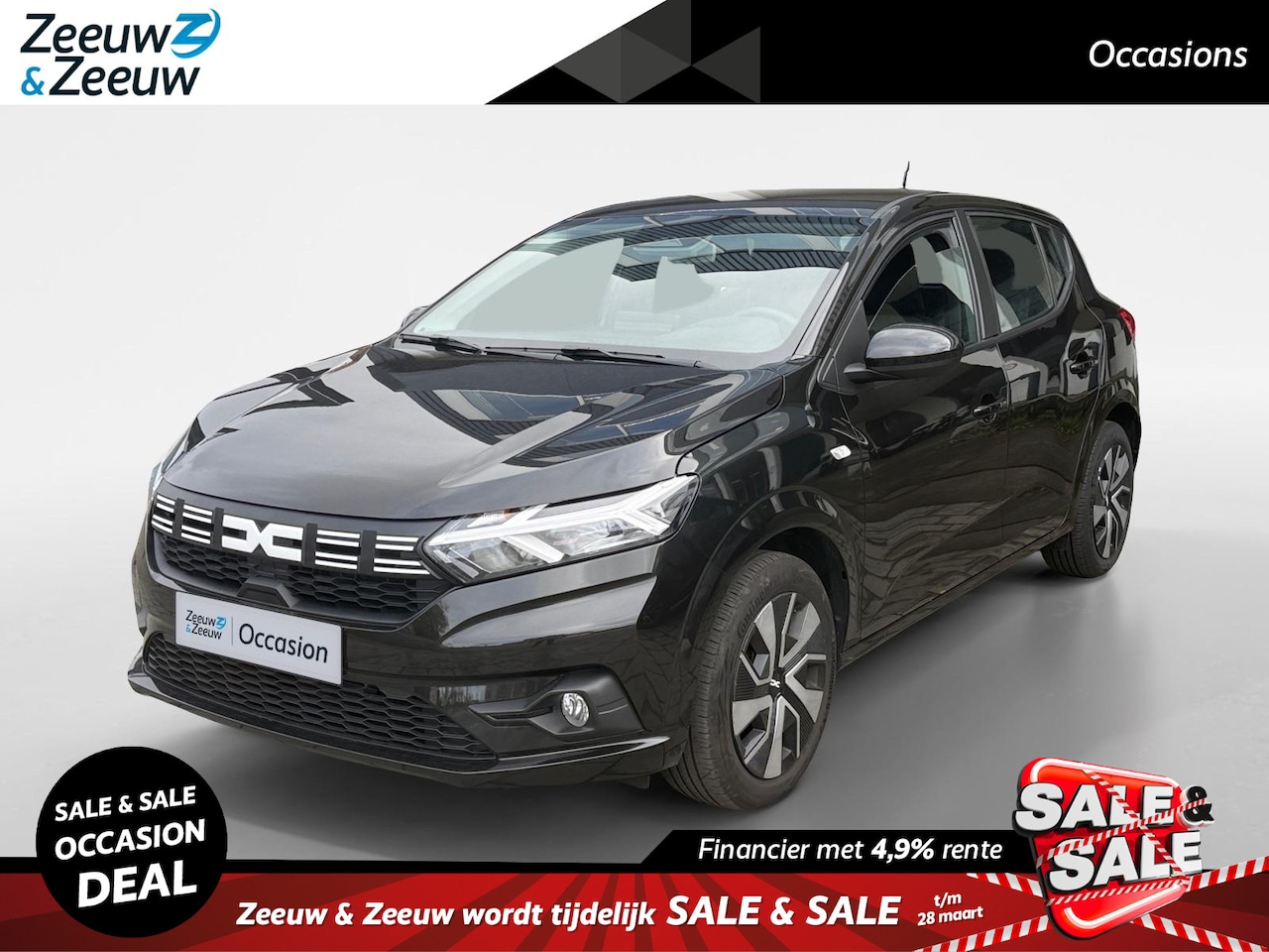 Dacia Sandero - 1.0 TCe 90 Expression GOEDKOOPSTE VAN NEDERLAND AIRCO NAVIGATIE APPLE CARPLAY/ANDROID AUTO - AutoWereld.nl