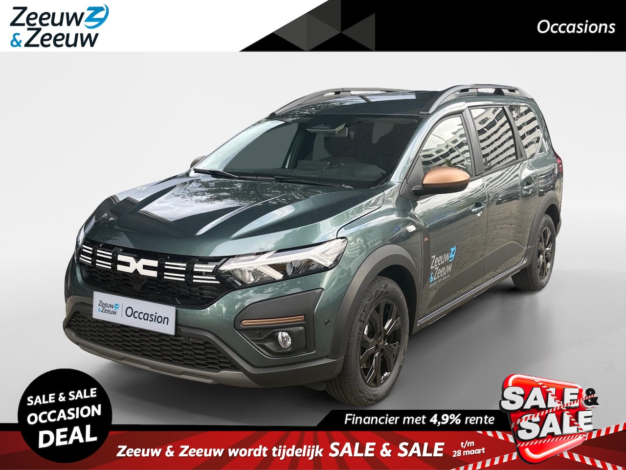 Dacia Jogger - 1.6 Hybrid 140 Extreme 5p. AUTOMAAT AIRCO CAMERA CRUISE CONTROLE APPLE CARPLAY ANDROID AUT - AutoWereld.nl