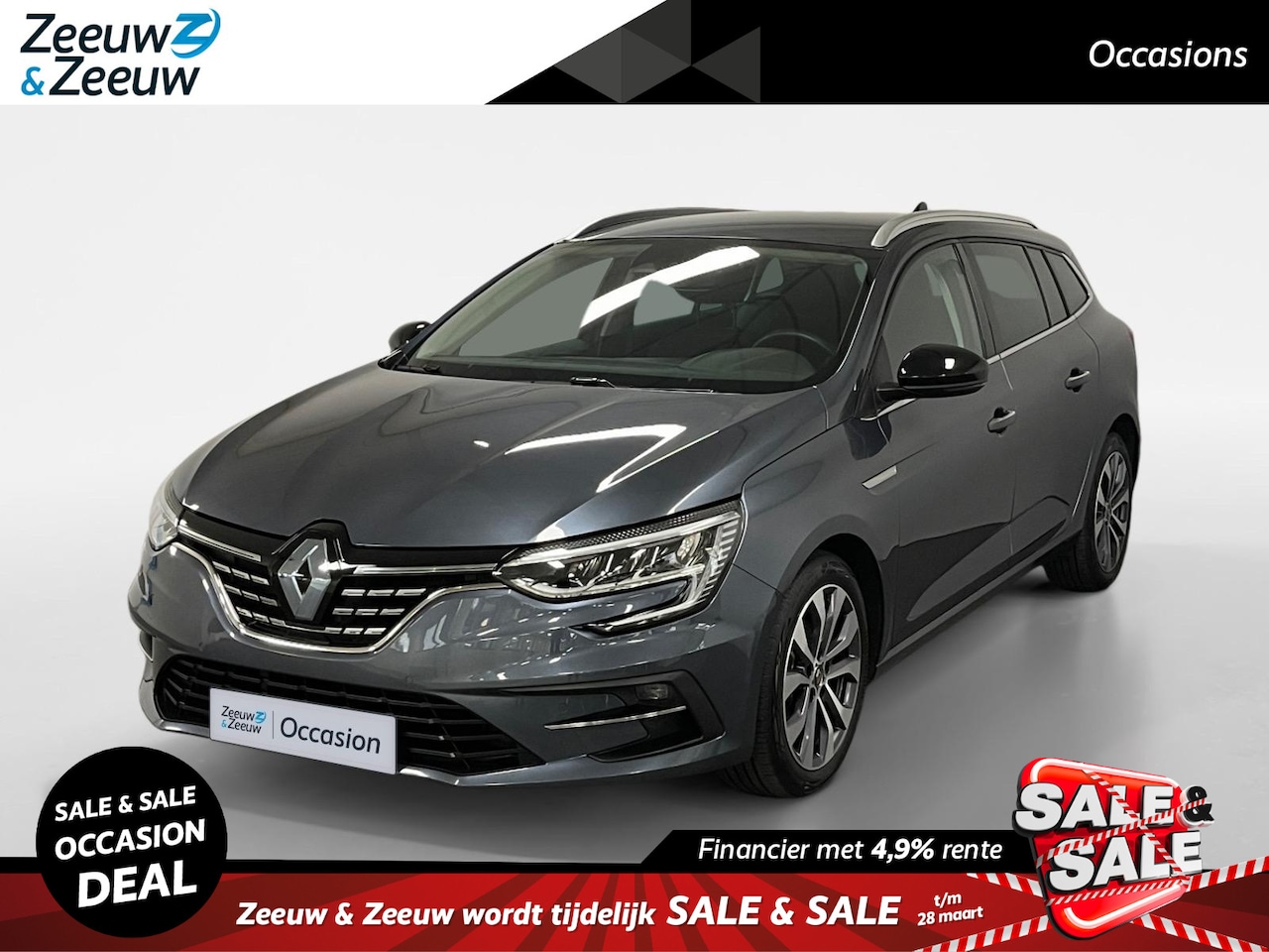 Renault Mégane Estate - 1.3 TCe 140 Techno AUTOMAAT Navi airco camera parkeersensoren cruise controle apple carpla - AutoWereld.nl