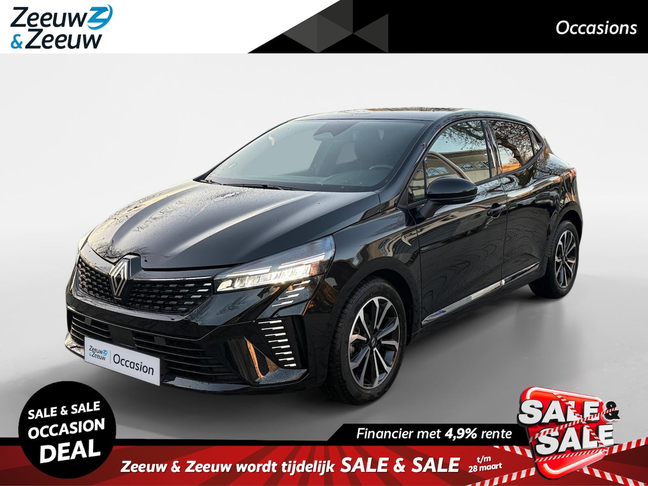 Renault Clio - 1.0 TCE TECHNO NAVI AIRCO CAMERA CRUISE CONTROLE APPLE CARPLAY ANDROID AUTO 9.3 INCH SCHER - AutoWereld.nl
