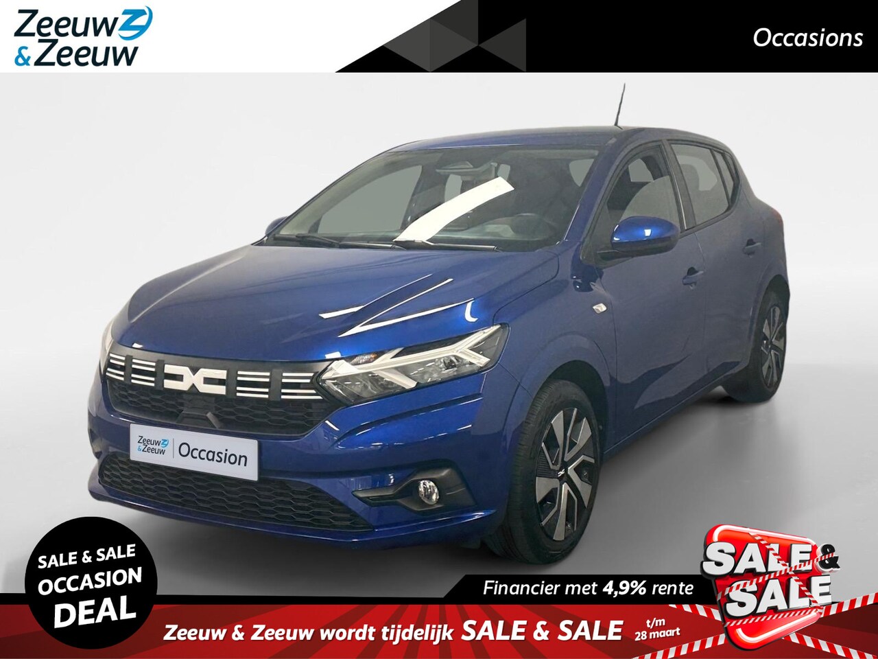 Dacia Sandero - 1.0 TCe 90 Expression ACTIE GOEDKOOPSTE VAN NEDERLAND AICRO NAVIGATIE APPLE CARPLAY/ANDROI - AutoWereld.nl