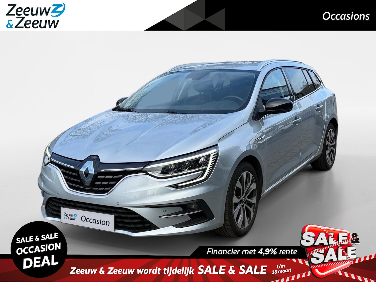 Renault Mégane Estate - 1.3 TCe 140 Techno AIRCO NAVIGATIE APPLE CARPLAY/ANDROID AUTO STOEL VERWARMING CRUISE CONT - AutoWereld.nl