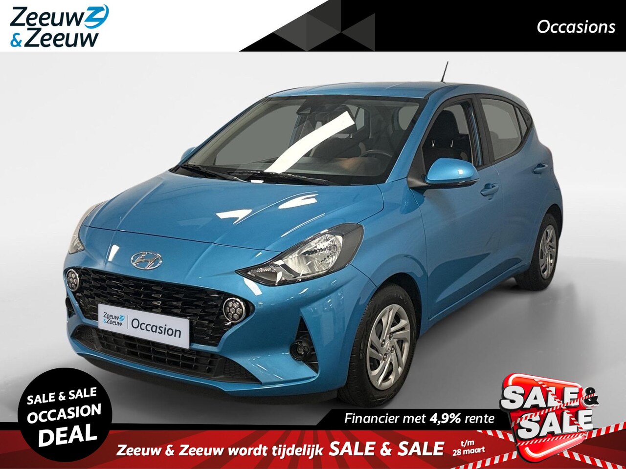 Hyundai i10 - 1.0 Comfort Smart AIRCO BLUETOOTH NAVIGATIE ACHTERUITRIJ CAMERA TREKHAAK CRUISE CONTROL NE - AutoWereld.nl