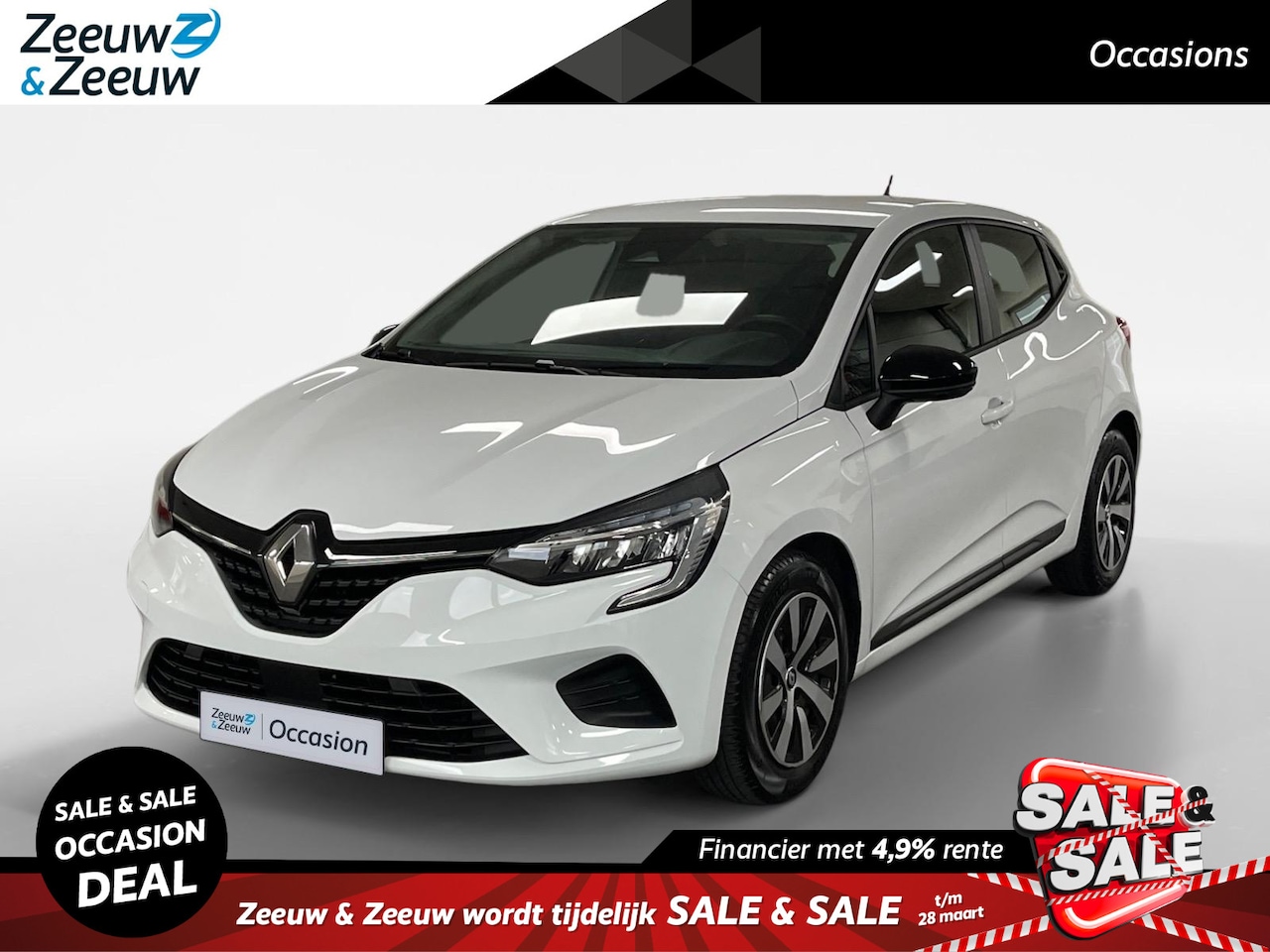Renault Clio - 1.0 TCe 90 Equilibre Navi airco parkeersensoren cruise controle apple carplay android auto - AutoWereld.nl