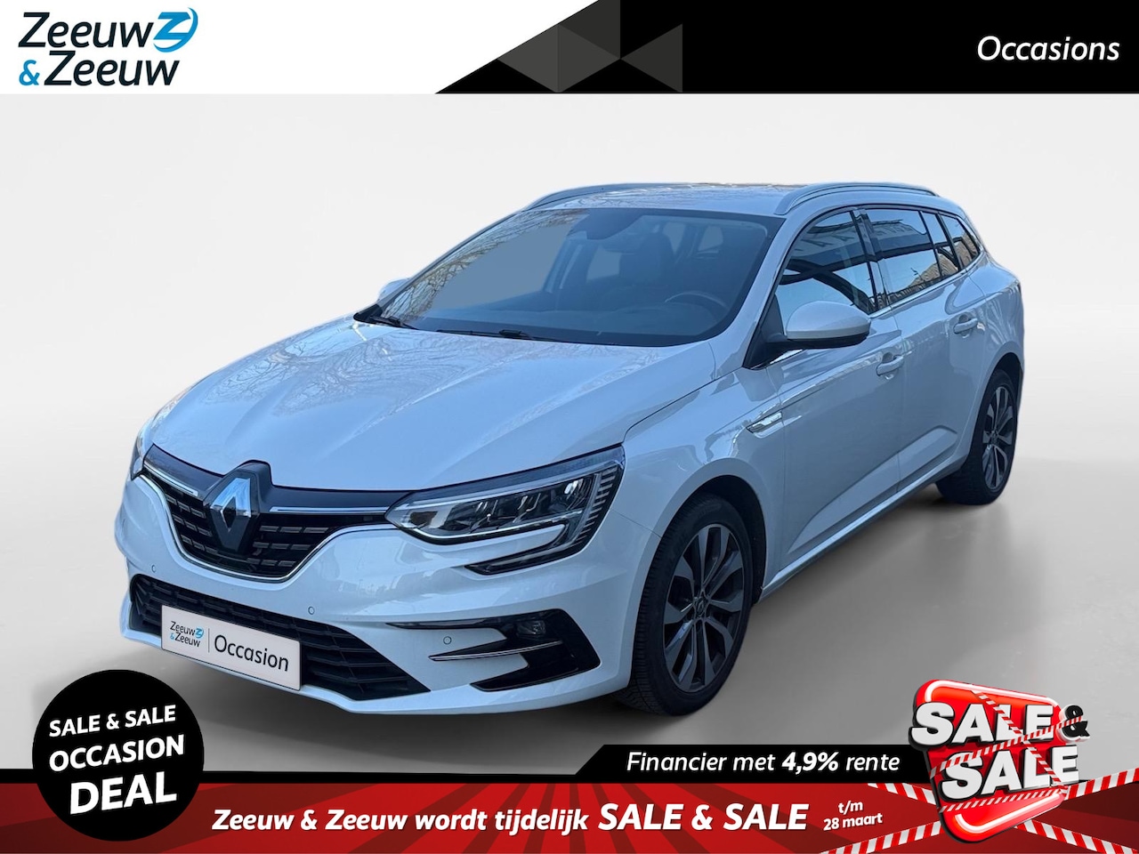 Renault Mégane Estate - 1.3 TCe Intens AUTOMAAT NAVI APPLE CARPLAY ANDROID AUTO ELECTRISCHE STOELEN ADAPTIEVE CRUI - AutoWereld.nl