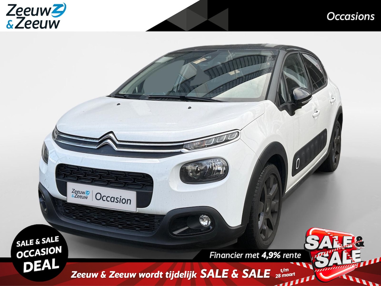 Citroën C3 - 1.2 PureTech S&S Shine AIRCO NAVIGATIE APPLE CARPLAY/ANDORID AUTO ACHTERUIT RIJ CAMERA CRU - AutoWereld.nl