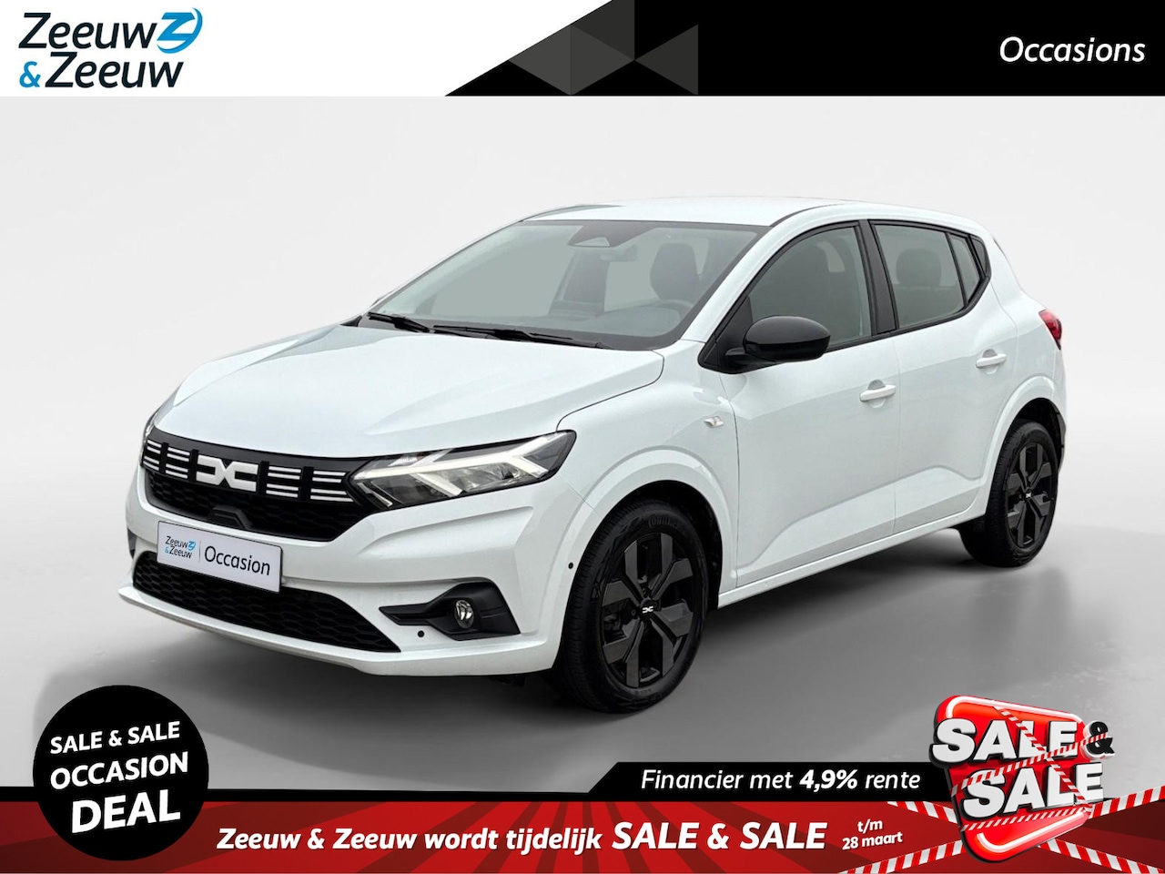 Dacia Sandero - 90PK TCe Journey | Camera | Armsteun | Climate Control | Parkeersensoren | Apple CarPlay/A - AutoWereld.nl