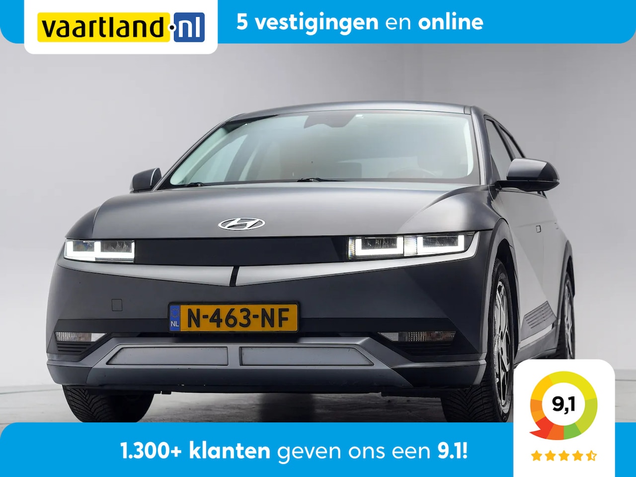 Hyundai IONIQ 5 - Style 58kWh [ LED Camera Navi Carplay / Android Adapt.cruise ] - AutoWereld.nl