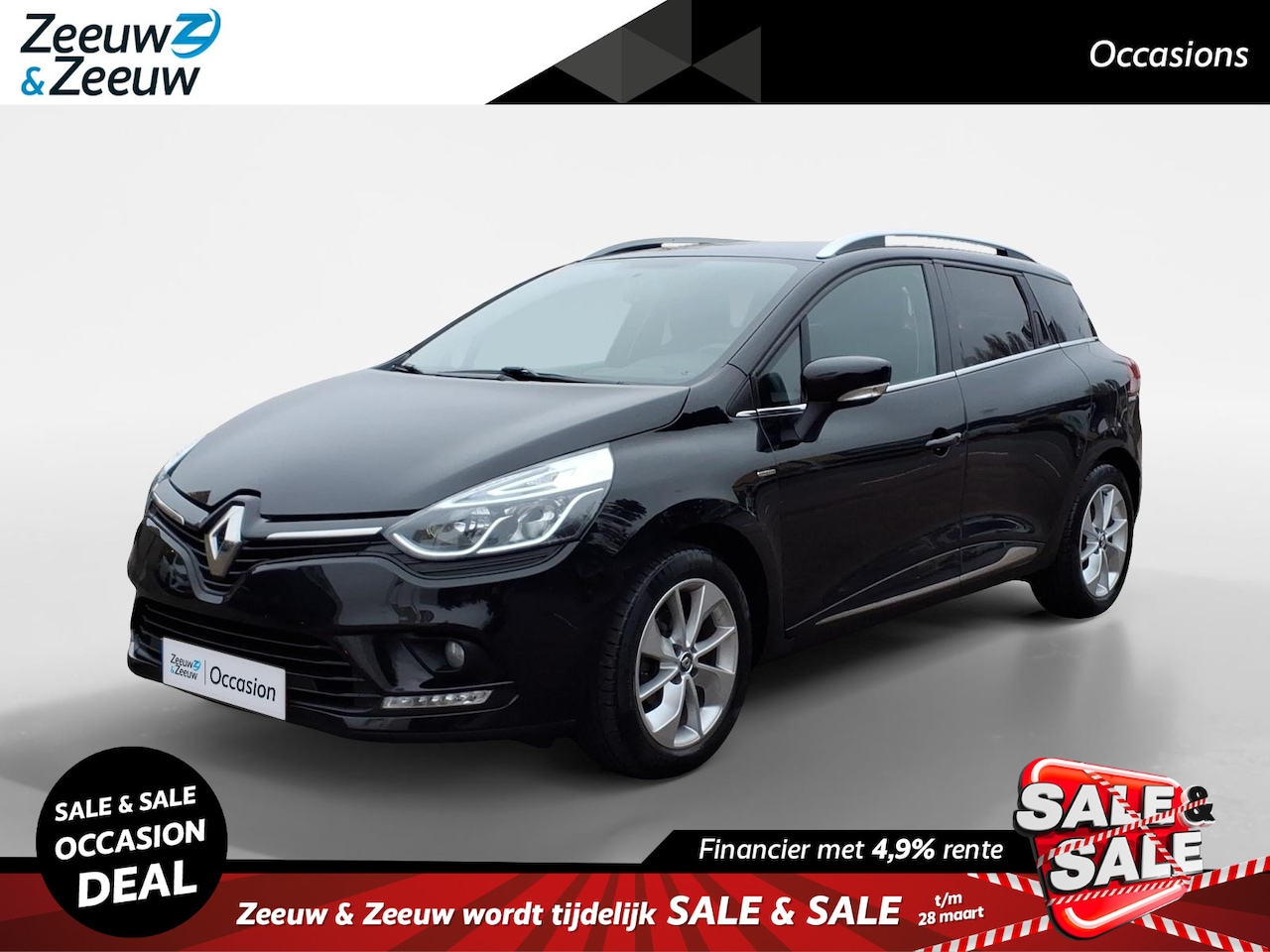 Renault Clio Estate - 0.9 TCe Limited L.m.velgen | Navigatie| Airco | PDC achter | 1 jaar Garantie - AutoWereld.nl