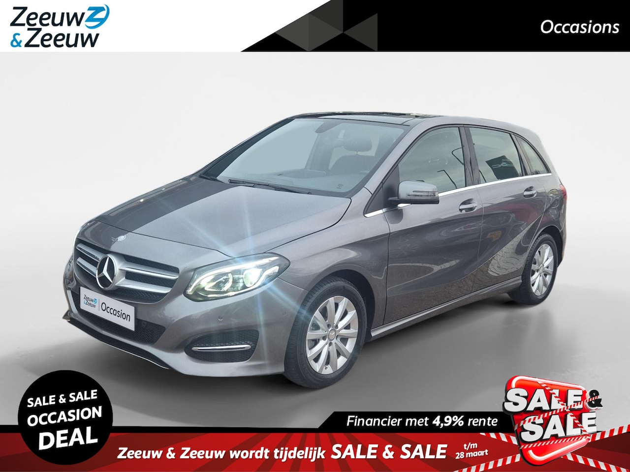 Mercedes-Benz B-klasse - 180 Ambition | Trekhaak | PDC | LMV | 1ste Eigenaar | Panoramadak | 1 jaar Garantie - AutoWereld.nl