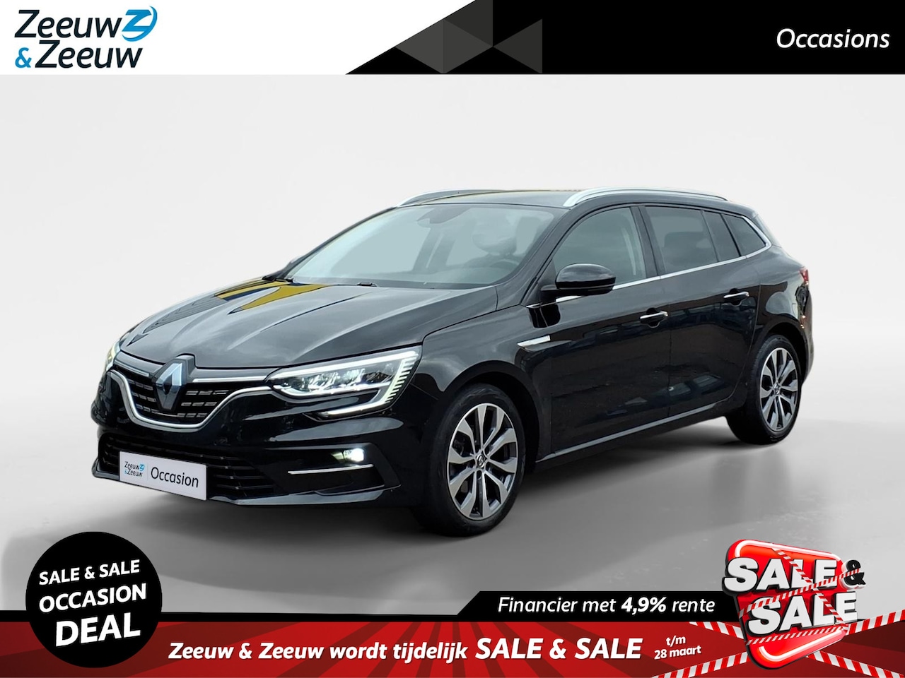 Renault Mégane Estate - 1.3 TCe 140 Techno 1 jaar Garantie | Automaat | Camera | Cruise & Climate Control | 9,3'' - AutoWereld.nl