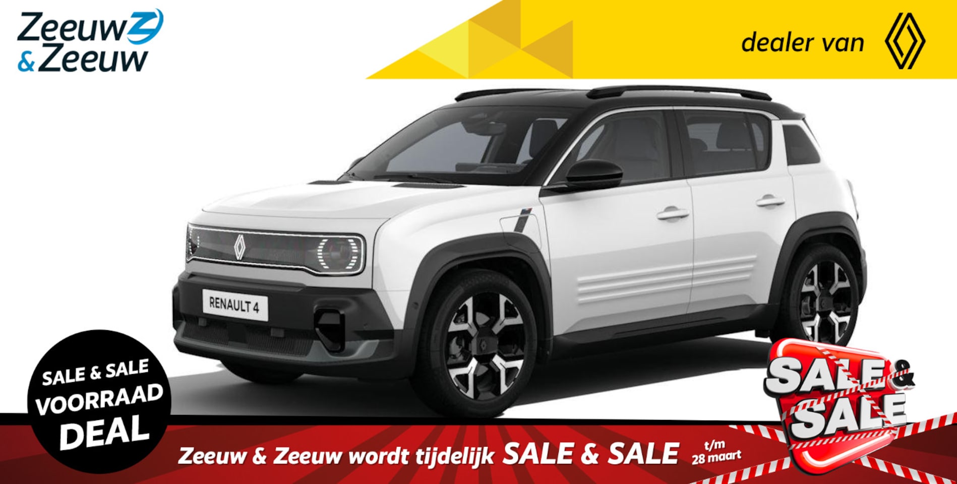 Renault 4 - comfort range techno 52 kWh | LMV | Blind spot warning | Elektrische kofferbakklep | Easy - AutoWereld.nl