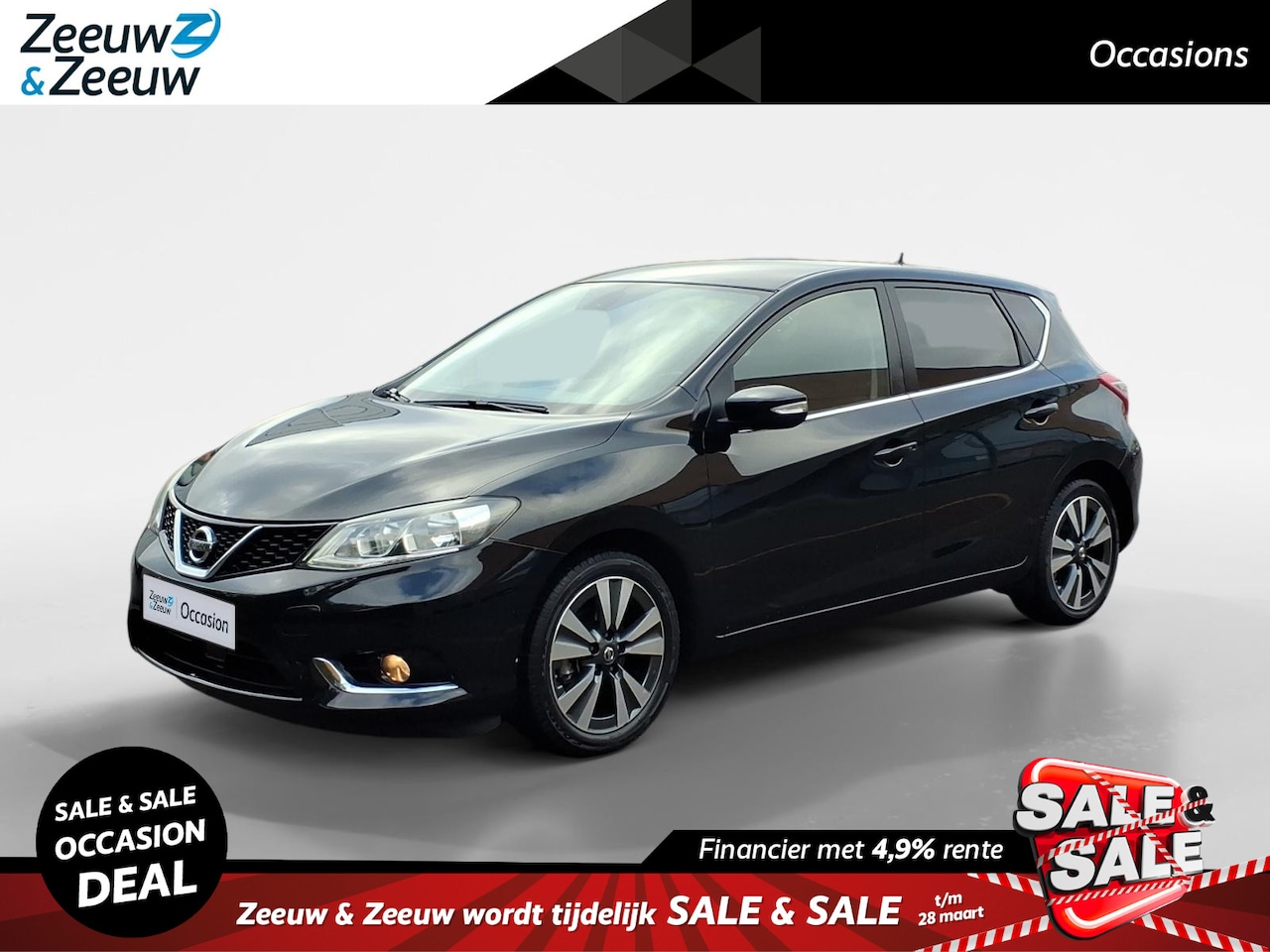 Nissan Pulsar - 1.2 DIG-T Connect Edition | Automaat | Airco/ecc | Navigatie | Trekhaak | Camera /Pdc | 1 - AutoWereld.nl