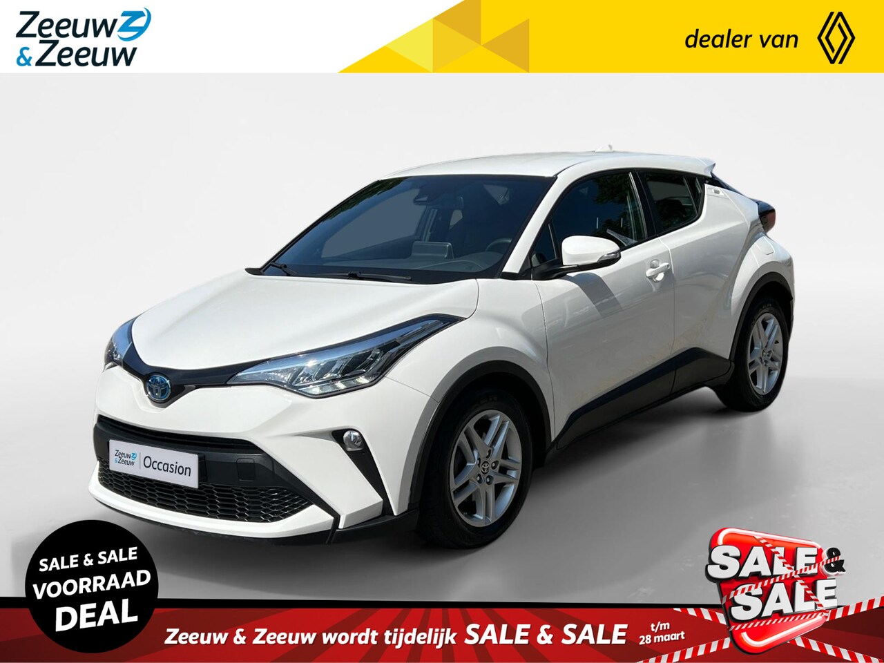 Toyota C-HR - 1.8 Hybrid Active | Climate | Adap. cruise | LM Velgen | Apple CP/Android auto | LED | Cam - AutoWereld.nl