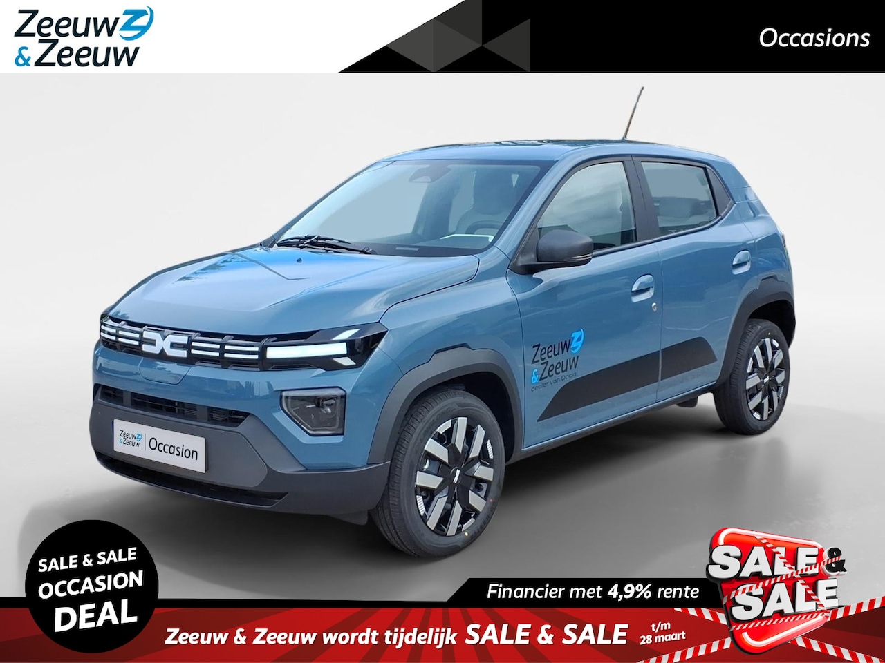 Dacia Spring - Expression 65 26.8 kWh | DC Lader | Parkeersensoren | Airco | - AutoWereld.nl