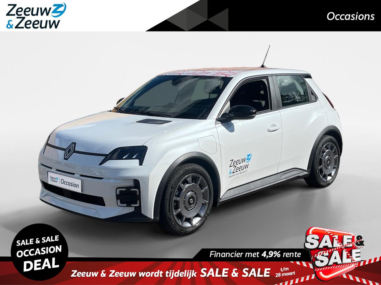 Renault 5 - urban range evolution 40 kWh | Daksticker | Clima | Carplay | Snel Leverbaar | - AutoWereld.nl