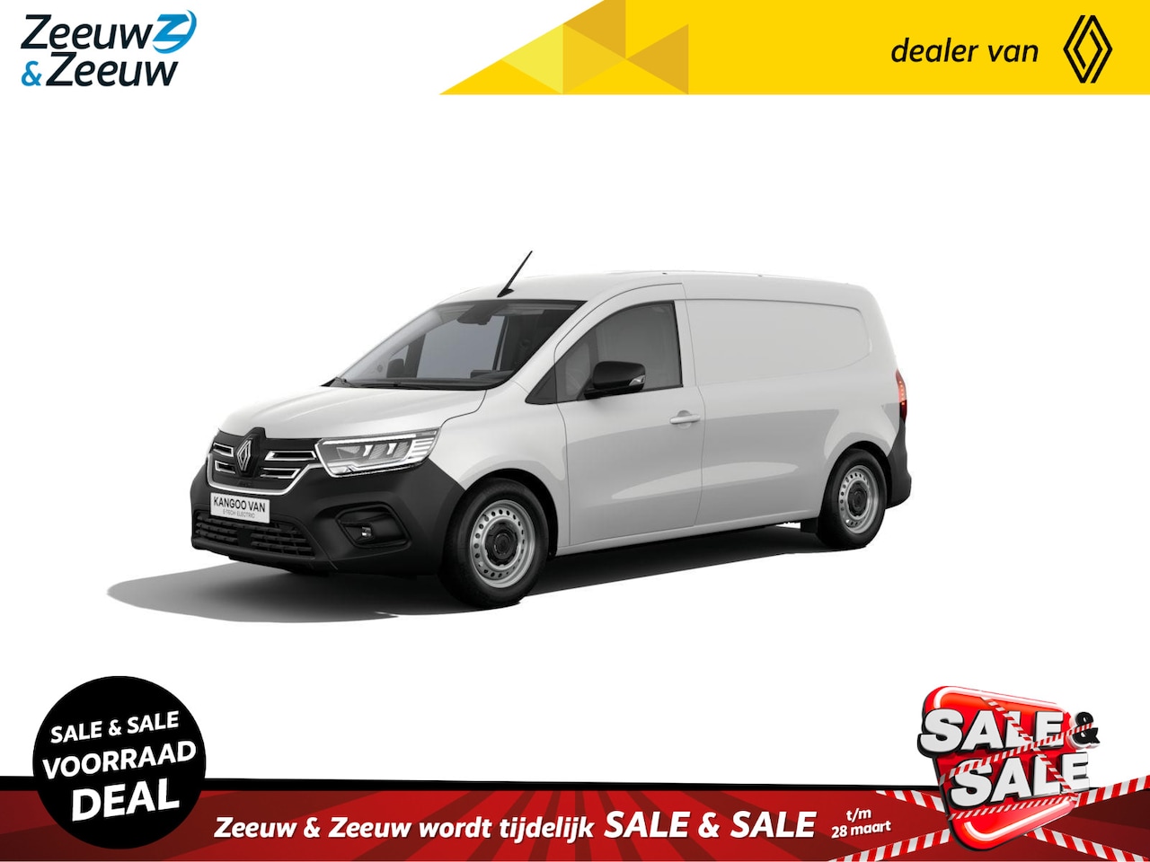 Renault Kangoo E-Tech - Advance L2 44 kWh Korting 12% | 1,9% rente financial lease actie | Zeeuw & Zeeuw Naaldwijk - AutoWereld.nl