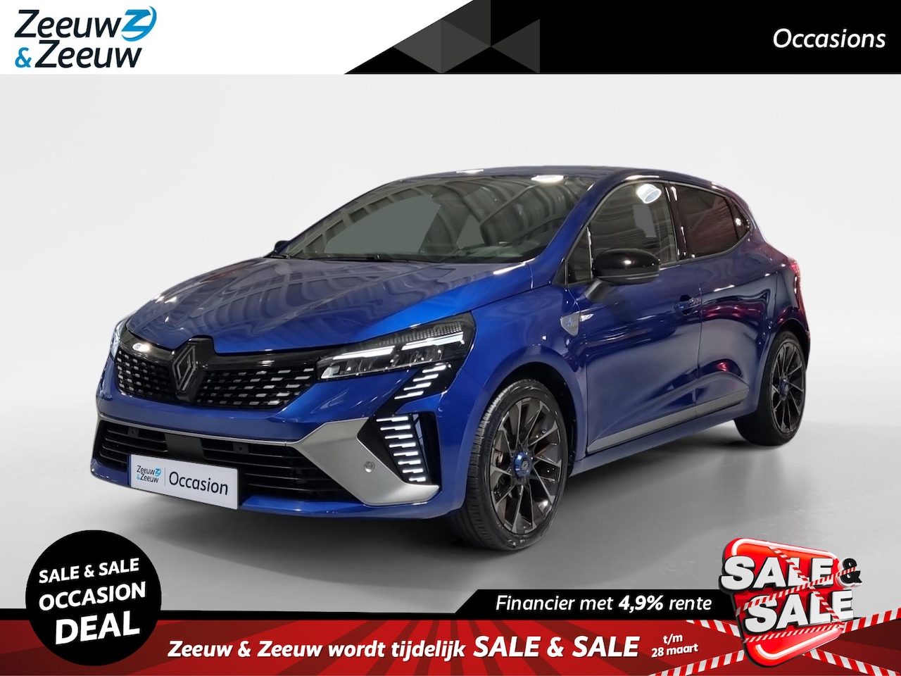 Renault Clio - 1.6 E-Tech Full Hybrid 145 esprit Alpine * Cruise Control Adaptief * Carplay * Navigatie * - AutoWereld.nl