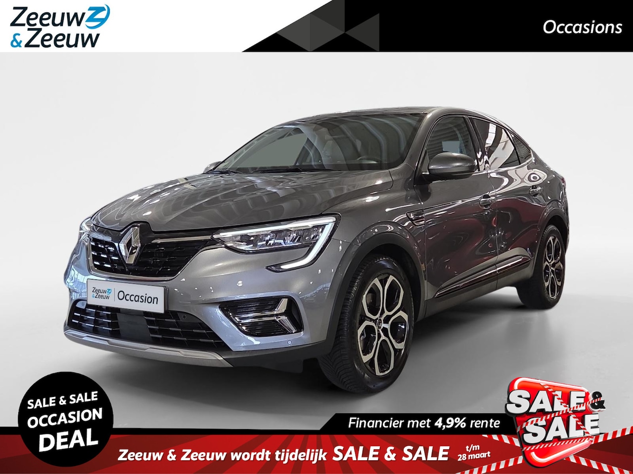 Renault Arkana - 1.6 E-Tech Hybrid 145 Intens * Automaat * Camera * Cruise Control * Carplay * Dodehoek Det - AutoWereld.nl