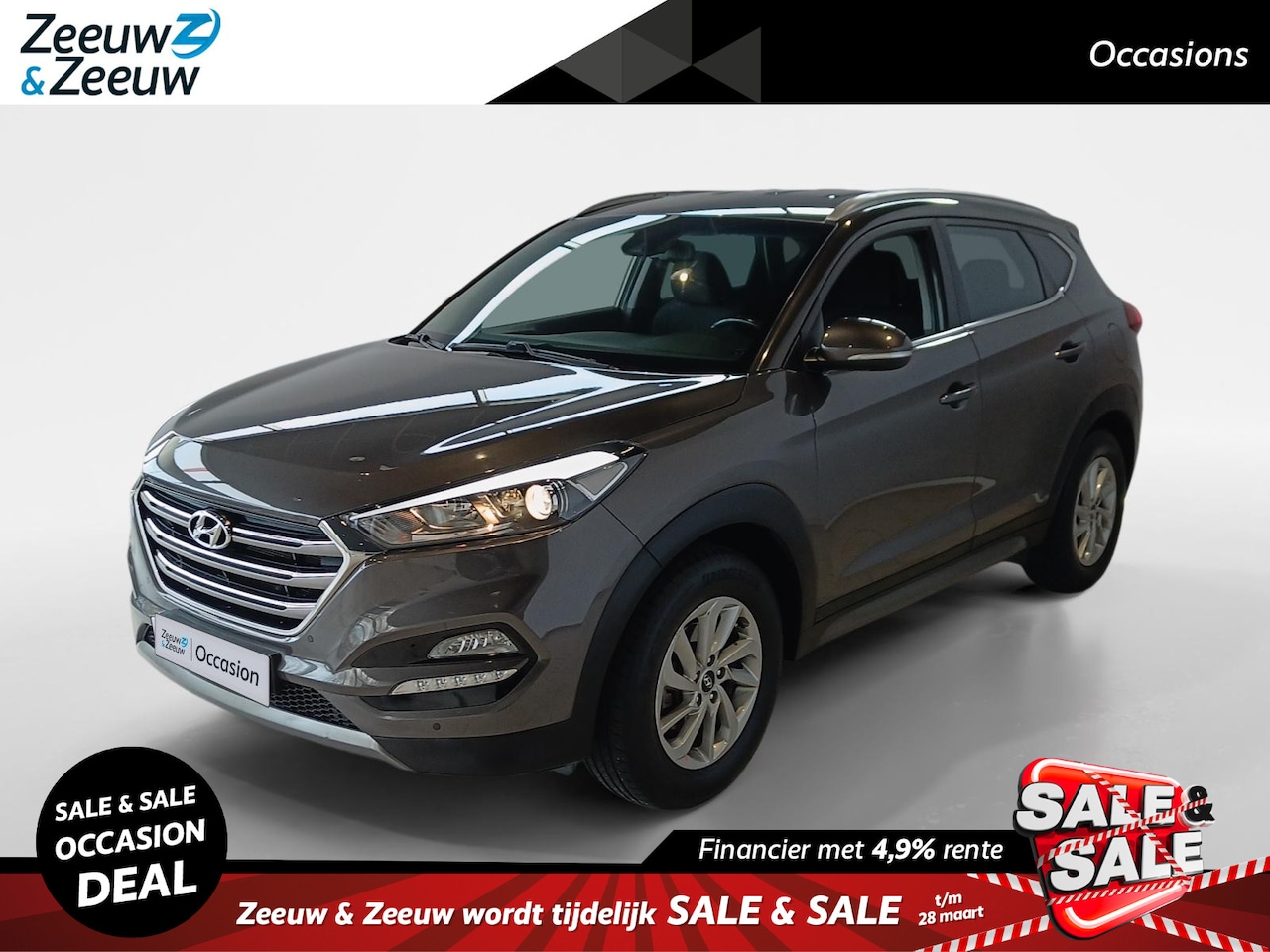 Hyundai Tucson - 1.6 GDi Comfort *Navi+Camera*Parkeersensoren*Climate Control*LM.Velgen*Zeer nette auto! - AutoWereld.nl