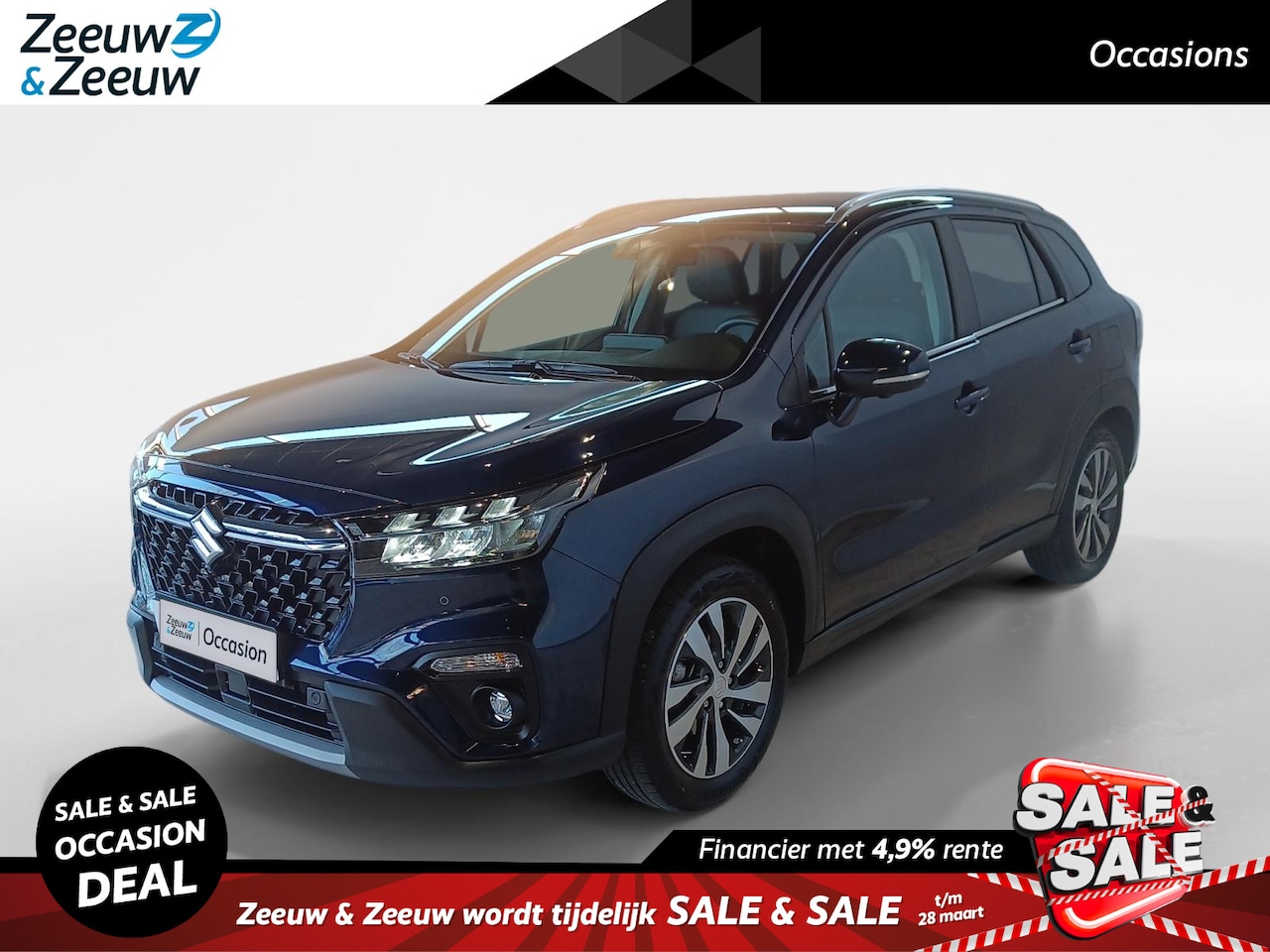 Suzuki S-Cross - 1.5 Hybrid Style *Navi+360Camera*Climate Control*Stoelverwarming*Adapt.Cruise*LM.Velgen*1s - AutoWereld.nl