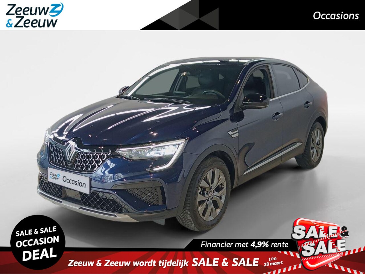 Renault Arkana - 1.6 E-Tech full hybrid 145 techno *Automaat*Navi+Camera*Climate*Parkeersensoren*IN NIEUW S - AutoWereld.nl