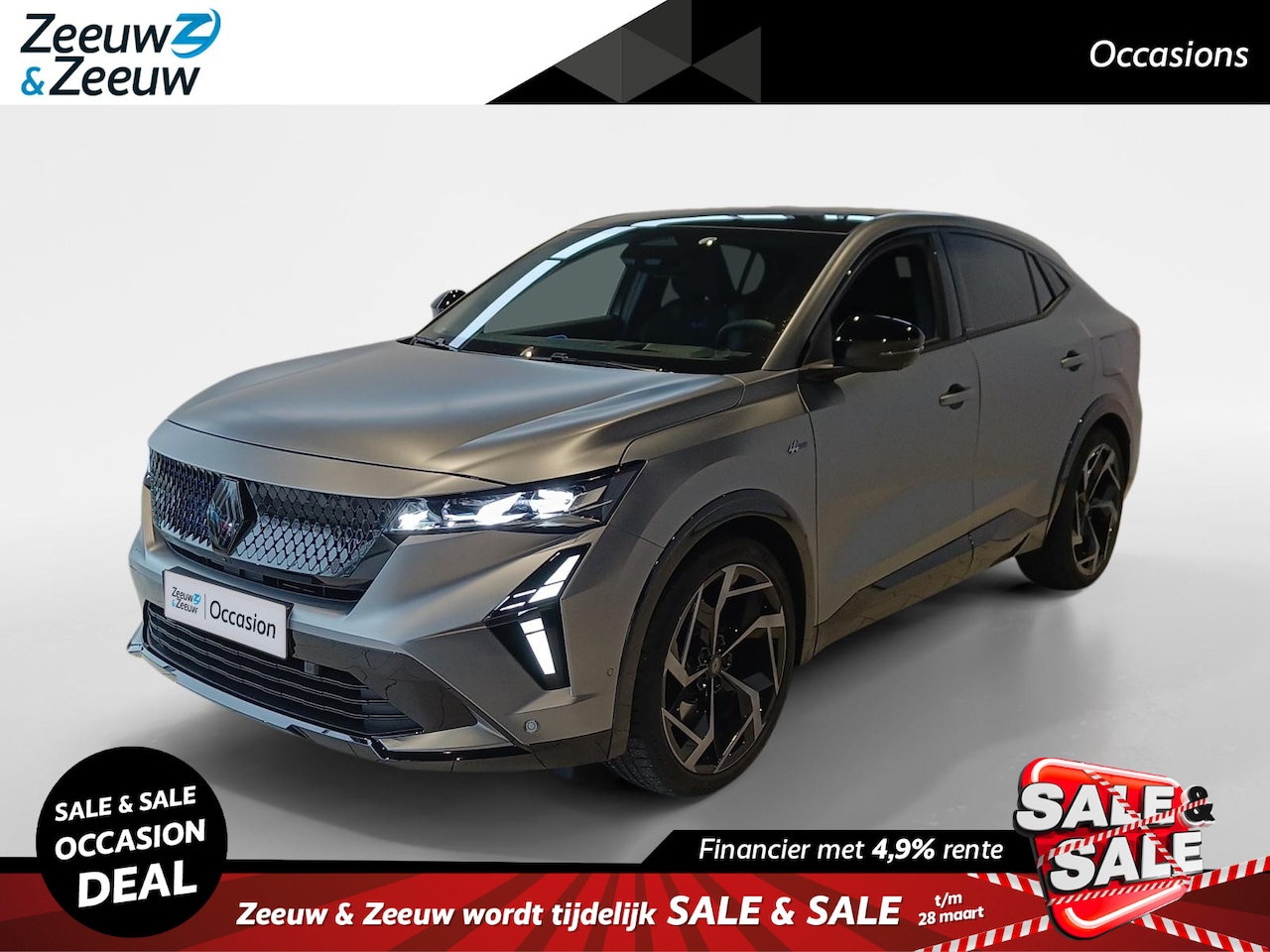 Renault Rafale - 1.2 E-Tech 4x4 plug-in hybrid 300 atelier Alpine *Automaat*Navi+360Camera*Harman Kardon*Pa - AutoWereld.nl