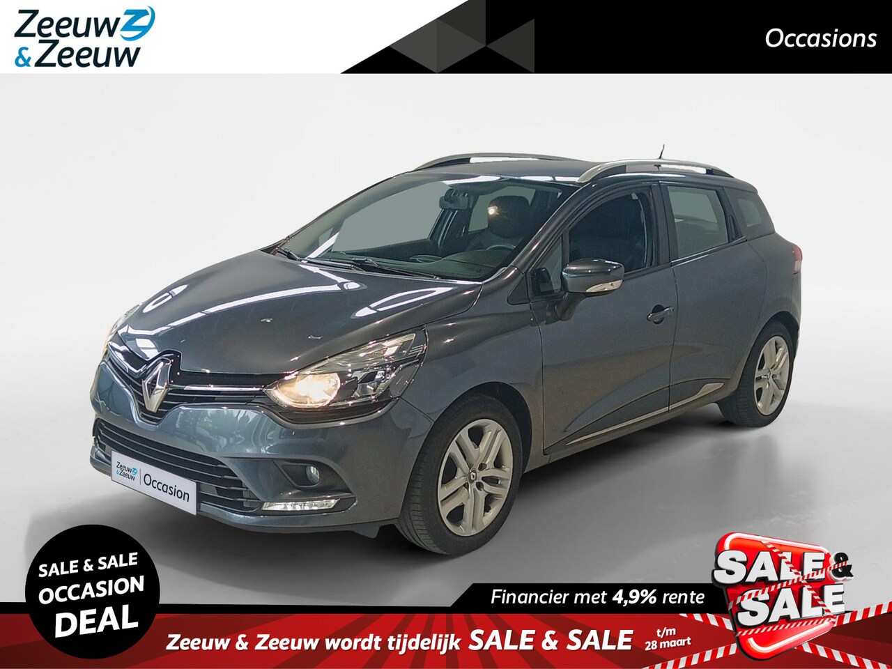 Renault Clio Estate - 0.9 TCe Zen *Navigatie*Cruise Control*Airco*Dealer onderhouden! - AutoWereld.nl