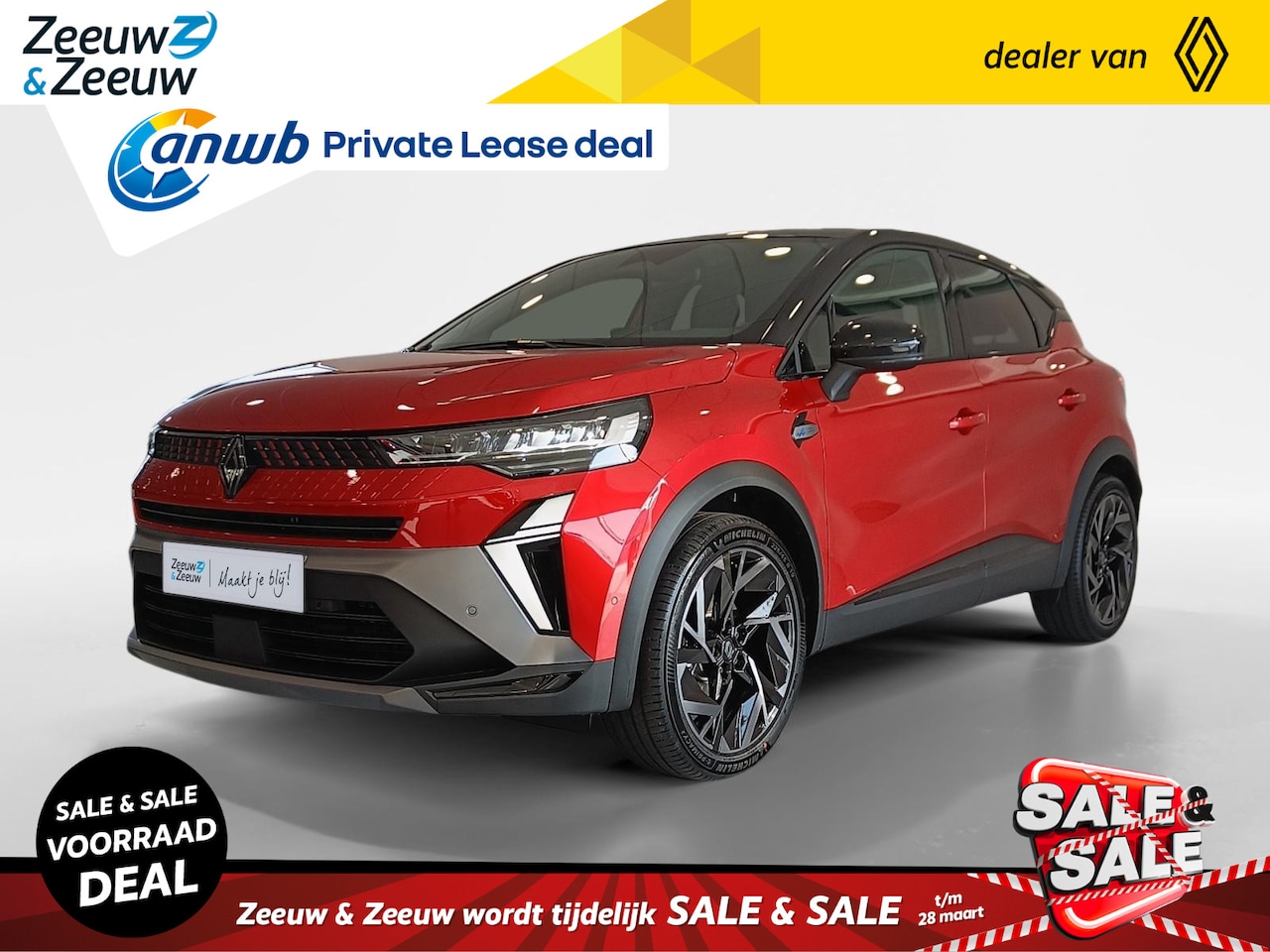 Renault Captur - 1.6 E-Tech full hybrid 160 esprit Alpine Uit voorraad leverbaar op = op - AutoWereld.nl