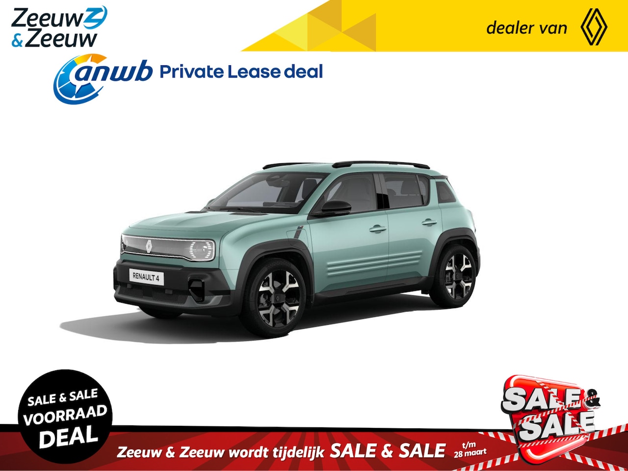 Renault 4 - comfort range techno 52 kWh Op voorraad op is op - AutoWereld.nl