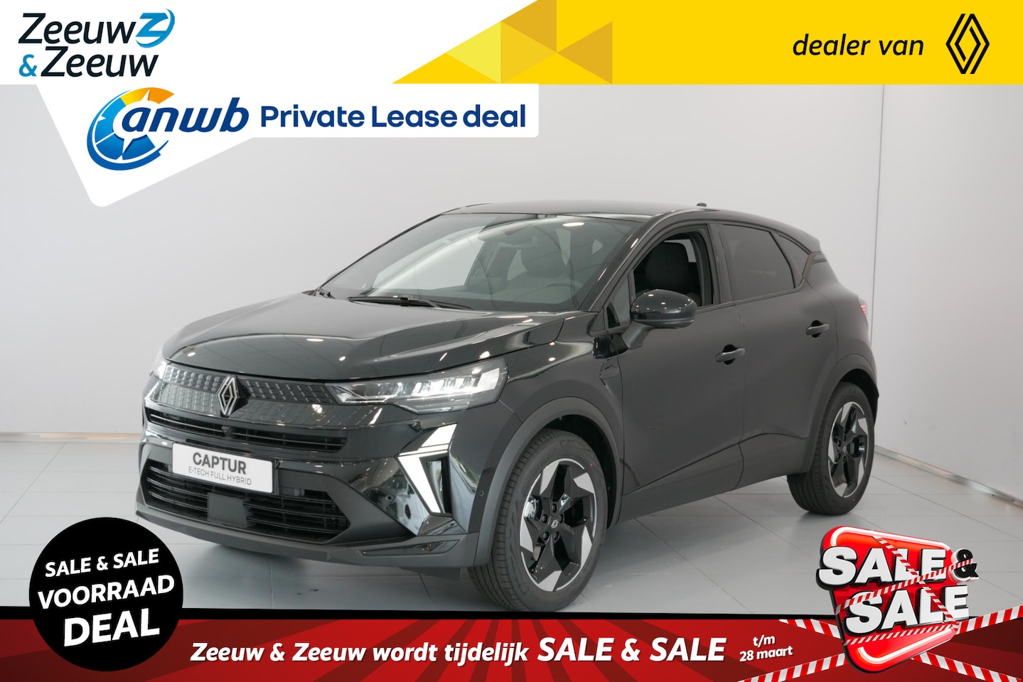 Renault Captur - 1.8 E-Tech full hybrid 160 techno Uit voorraad leverbaar op is op - AutoWereld.nl