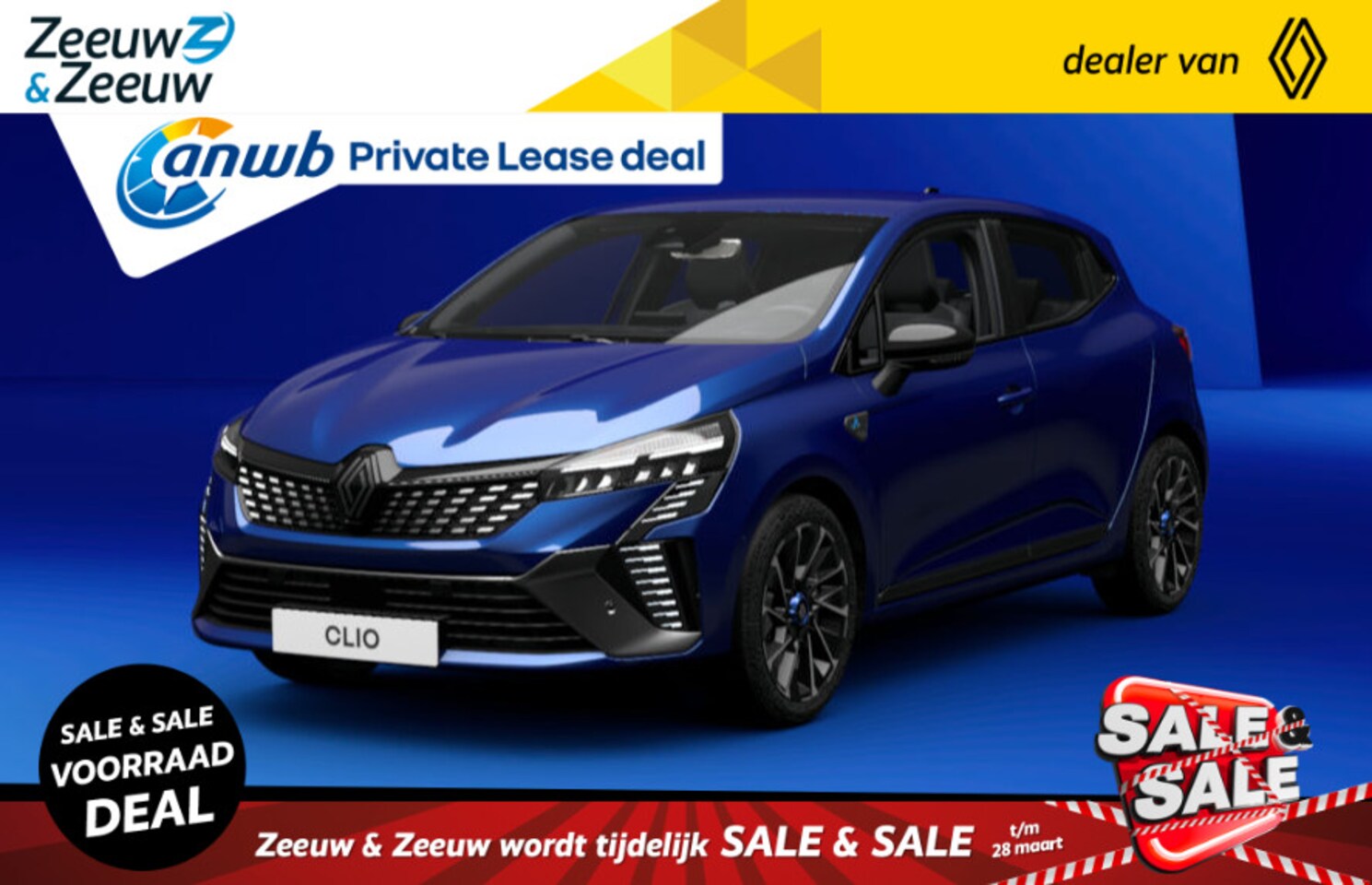 Renault Clio - E-Tech Full Hybrid 145 Esprit Alpine | NU met €5300,- SALE EN SALE KORTING - AutoWereld.nl